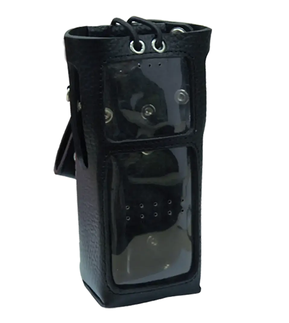 LCY005 Чехол из натуральной кожи с клипсой, для радиостанций DMR профессиональной серии PD795Ex (с дисплеем и клавиатурой)