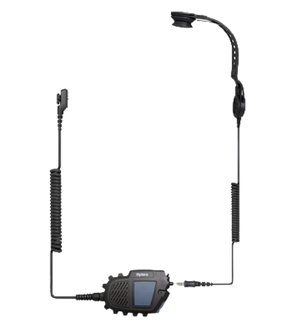 EBN11-Ex Гарнитура взрывобезопасная (ATEX, IP57) с костным преобразователем звука и выносной кнопкой PTT, для радиостанций DMR серии PD715Ex, PD795Ex